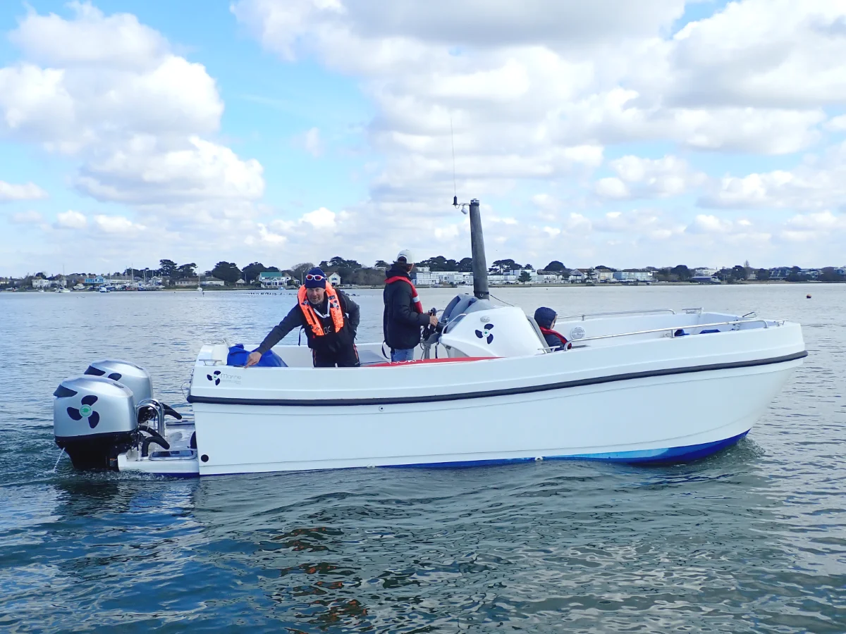 Marine electrification catamaran